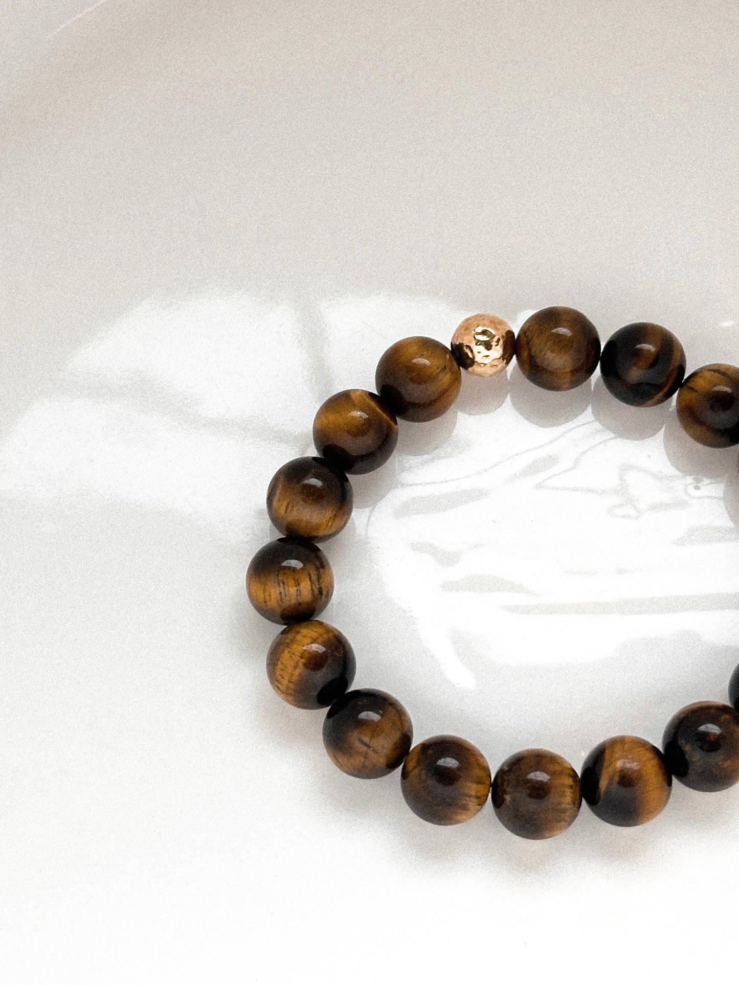 Bransoletka Brun z tygrysiego oka