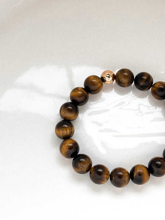 Bransoletka Brun z tygrysiego oka