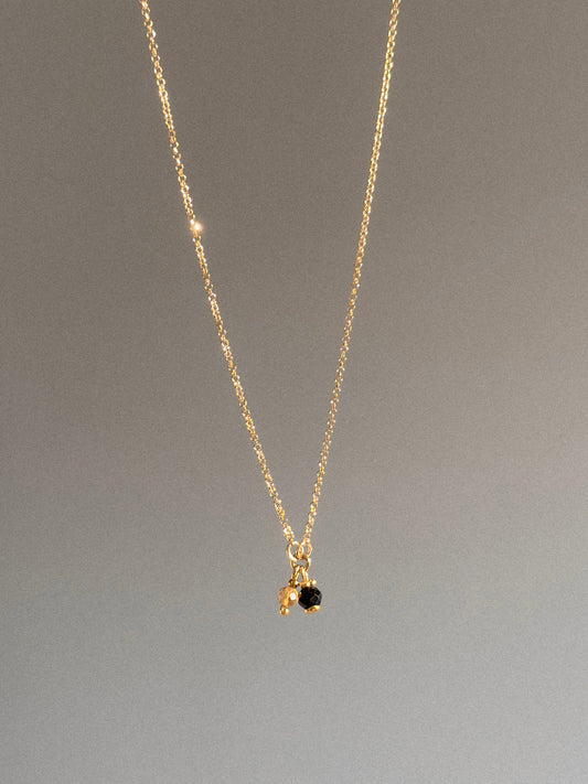 Naszyjnik Sucre z cytrynem i turmalinem